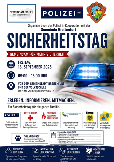 Sicherheitstag am 18.09.2026
